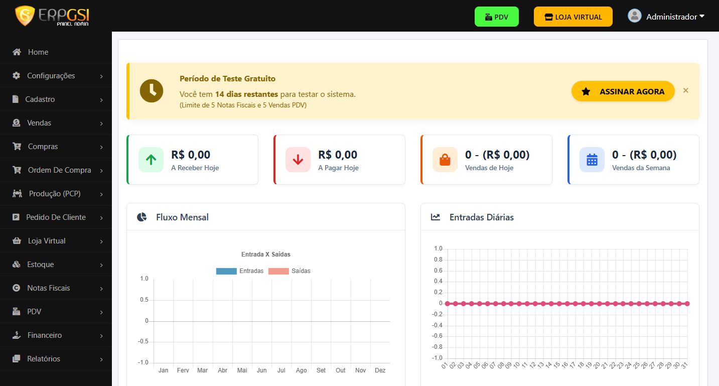 Sistema ERP GSI